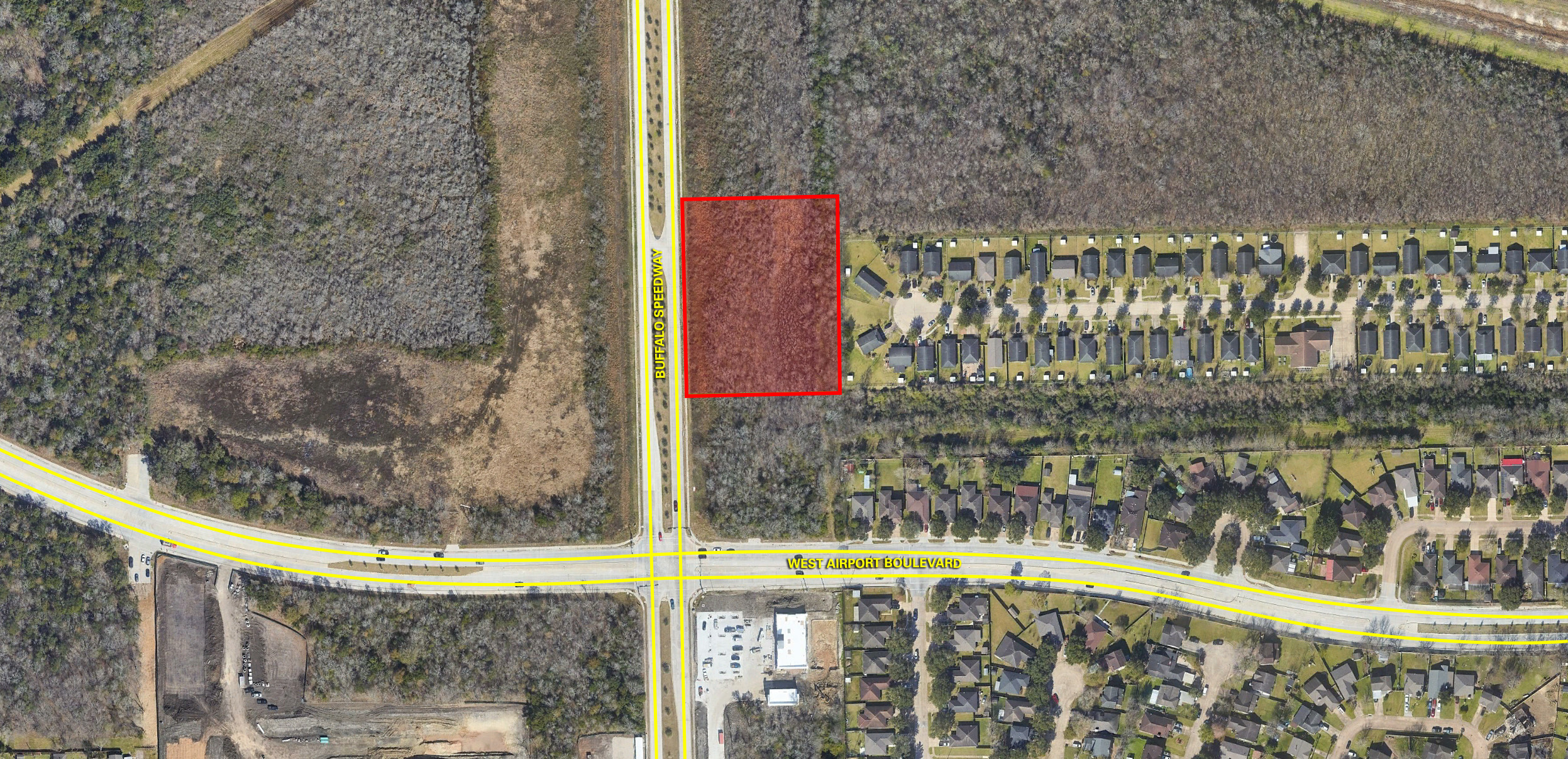 Aerial - Buffalo Speedway 0 (2.25 Acres)