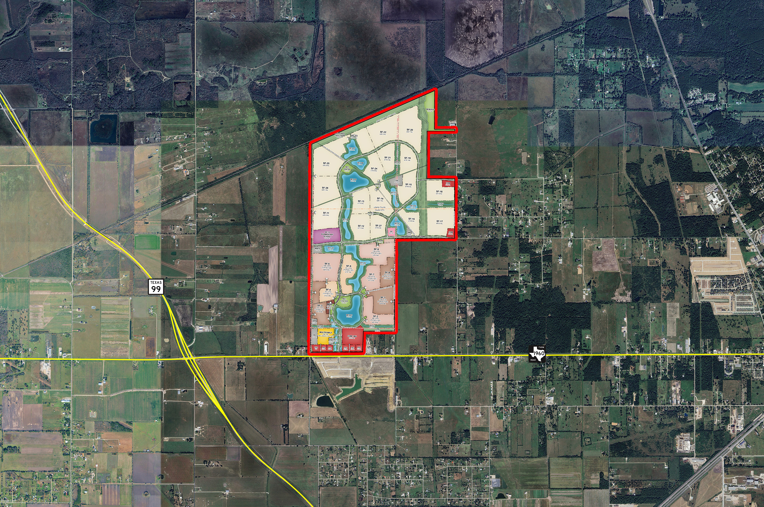 Aerial - FM 1960 0 (1070 Acres)